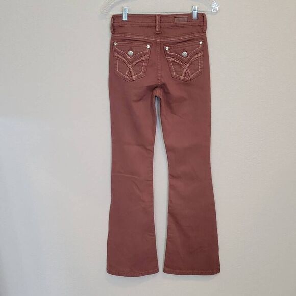 Miss Me Women's High Rise Flare Jeans Size 26 - Picture 4 of 9